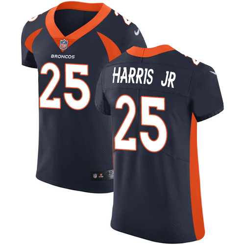 Nike Broncos #25 Chris Harris Jr Navy Blue Alternate Men's Stitched NFL Vapor Untouchable Elite Jersey - Click Image to Close